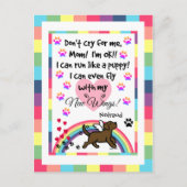 Activiteiten in de omgeving van Chocolate Labrador Briefkaart (Voorkant)