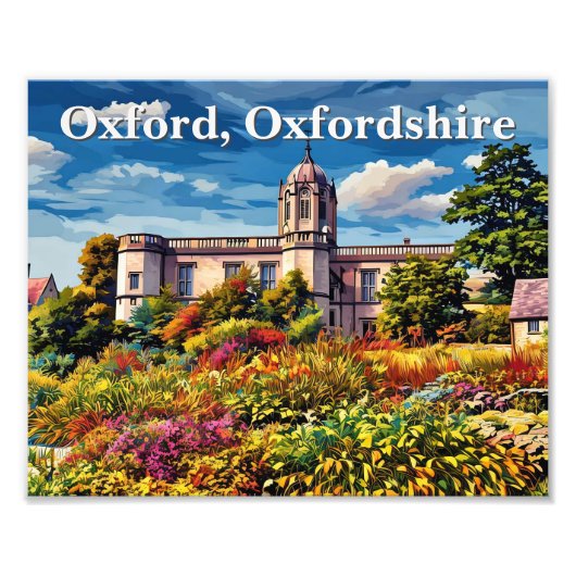 Activiteiten in de omgeving van Christ Church Memo Foto Afdruk (Voorkant)