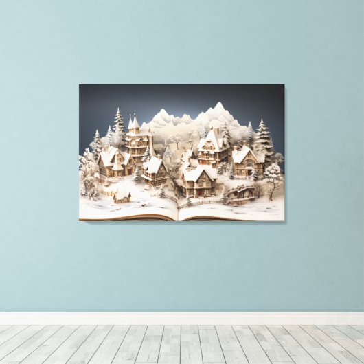 Activiteiten in de omgeving van Christmas Alpine S Canvas Afdruk (Insitu (Houten vloer))