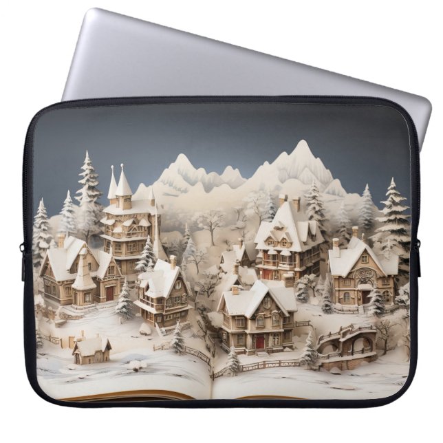 Activiteiten in de omgeving van Christmas Alpine S Laptop Sleeve (Voorkant)