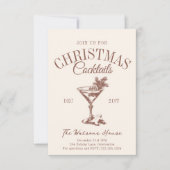 Activiteiten in de omgeving van Christmas Cocktail Kaart (Voorkant)