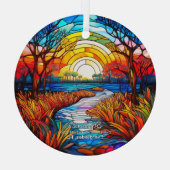 Activiteiten in de omgeving van Christmas Decor Ev Glas Ornament (Achterkant)