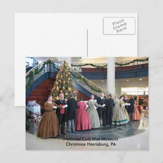 Activiteiten in de omgeving van Christmas Harrisbu Feestdagenkaart (Voorkant / Achterkant)