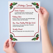 Activiteiten in de omgeving van Christmas Holly Re Flyer (Hand)