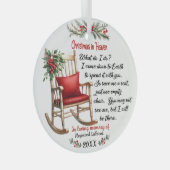 Activiteiten in de omgeving van Christmas in Heave Glas Ornament (Voorkant Rechts)