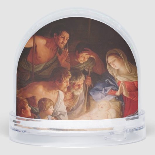 Activiteiten in de omgeving van Christmas Nativity Sneeuwbol (Achterkant)