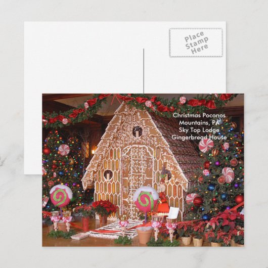 Activiteiten in de omgeving van Christmas Poconos  Feestdagenkaart (Voorkant / Achterkant)