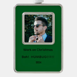 Activiteiten in de omgeving van Christmas Sarcasti Verzilverd Omlijst Ornament