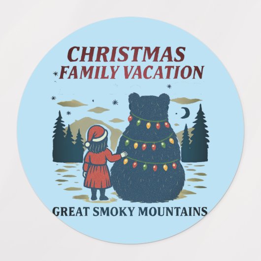 Activiteiten in de omgeving van Christmas Smoky Mo Labels (Design 1)