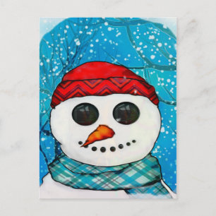 Activiteiten in de omgeving van Christmas Snowman  Feestdagenkaart
