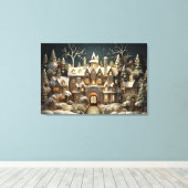 Activiteiten in de omgeving van Christmas Snowy Ma Canvas Afdruk (Insitu (Houten vloer))