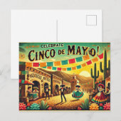 Activiteiten in de omgeving van Cinco de Mayo Briefkaart (Voorkant / Achterkant)
