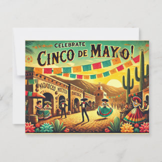 Activiteiten in de omgeving van Cinco de Mayo Briefkaart