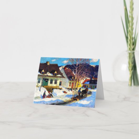 Activiteiten in de omgeving van Clarence Gagnon - Bedankkaart (Voorkant)