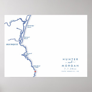 Activiteiten in de omgeving van Cliff House Maine  Poster