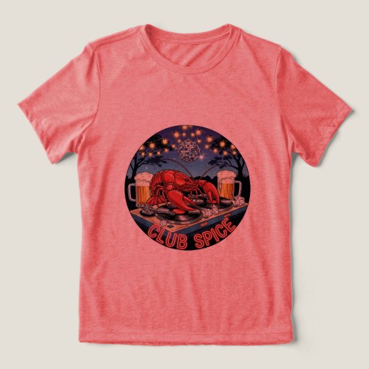 Activiteiten in de omgeving van Club Spice Crawfis Tri-Blend Shirt (Design voorkant)