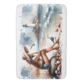 Activiteiten in de omgeving van Coastal Beach Girl Badmat (Voorkant Verticaal)