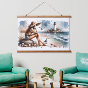 Activiteiten in de omgeving van Coastal Beach Girl Hangend Wandkleed