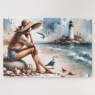 Activiteiten in de omgeving van Coastal Beach Girl Legpuzzel