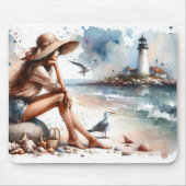 Activiteiten in de omgeving van Coastal Beach Girl Muismat (Voorkant)