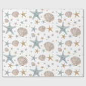 Activiteiten in de omgeving van Coastal Christmas Cadeaupapier (Vlak)