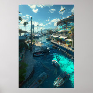 Activiteiten in de omgeving van Coastal City Moder Poster