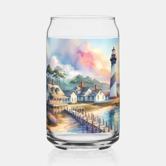 Activiteiten in de omgeving van Coastal Lighthouse Blikvorm Glas (Voorkant)