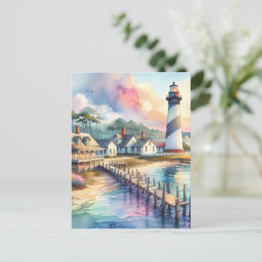 Activiteiten in de omgeving van Coastal Lighthouse Briefkaart (Staand voorkant)