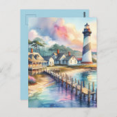 Activiteiten in de omgeving van Coastal Lighthouse Briefkaart (Voorkant / Achterkant)