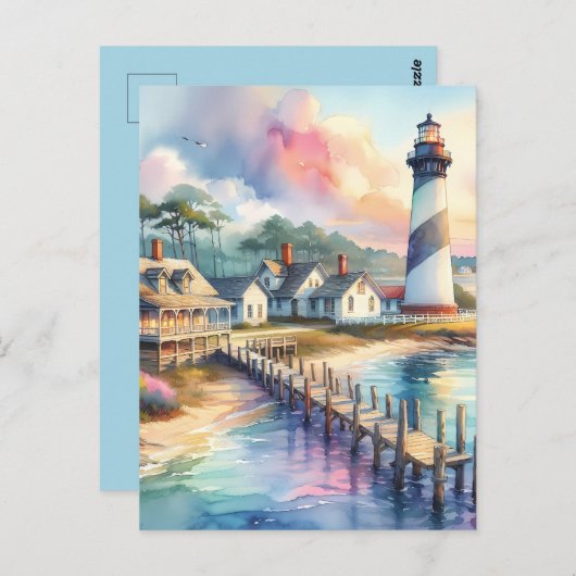 Activiteiten in de omgeving van Coastal Lighthouse Briefkaart (Voorkant / Achterkant)