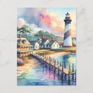 Activiteiten in de omgeving van Coastal Lighthouse Briefkaart