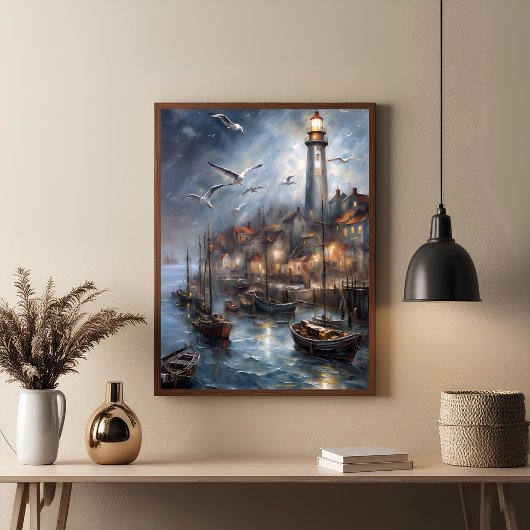 Activiteiten in de omgeving van Coastal Lighthouse Perfect Poster