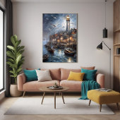 Activiteiten in de omgeving van Coastal Lighthouse Perfect Poster