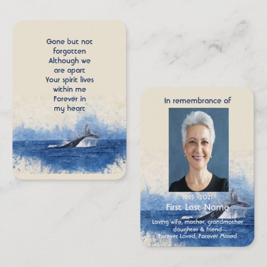 Activiteiten in de omgeving van Coastal Whale Ocea Visitekaartje (Voorkant / Achterkant)