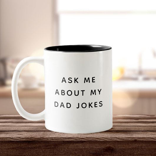 Activiteiten in de omgeving van Coffee & Dad Jokes Tweekleurige Koffiemok