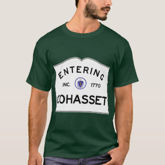 Activiteiten in de omgeving van Cohasset Massachus T-shirt