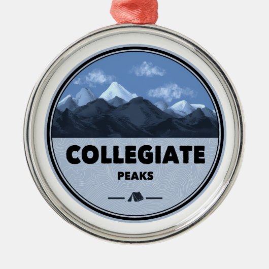 Activiteiten in de omgeving van Collegiate Peaks C Metalen Ornament (Voorkant)