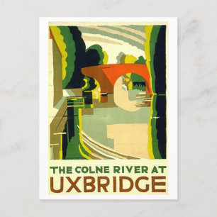 Activiteiten in de omgeving van Colne River at Uxb Briefkaart