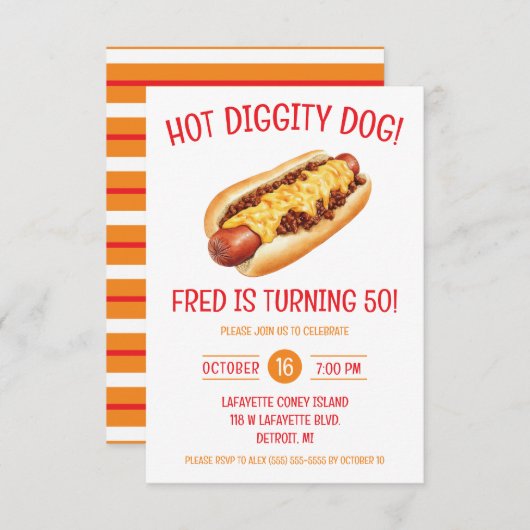 Activiteiten in de omgeving van Coney Island Detro Kaart (Voorkant / Achterkant)