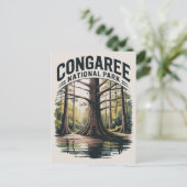 Activiteiten in de omgeving van Congaree National Briefkaart (Staand voorkant)