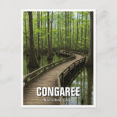 Activiteiten in de omgeving van Congaree National  Briefkaart (Voorkant)