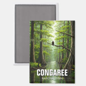 Activiteiten in de omgeving van Congaree National  Magneet (Voorkant / Achterkant)