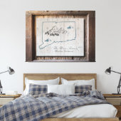 Activiteiten in de omgeving van Connecticut Rustic Canvas Afdruk (Insitu (Slaapkamer))