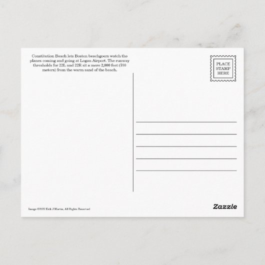 Activiteiten in de omgeving van Constitution Beach Briefkaart (Achterkant)