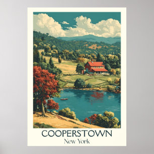 Activiteiten in de omgeving van Cooperstown New Yo Poster