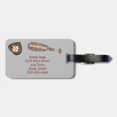 Activiteiten in de omgeving van Cooperstown NY Bas Bagagelabel (Achterkant horizontaal)