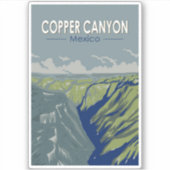 Activiteiten in de omgeving van Copper Canyon Mexi Sticker (Voorkant)