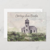 Activiteiten in de omgeving van Coquille River Lig Briefkaart (Voorkant / Achterkant)