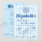 Activiteiten in de omgeving van Costal Beach Bache Kaart (Voorkant / Achterkant)