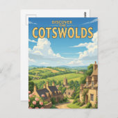 Activiteiten in de omgeving van Cotswolds Village  Briefkaart (Voorkant / Achterkant)